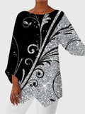 Kathleen | Shimmer Butterfly Lange Mouwen Top