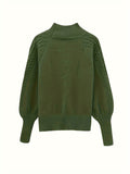 Eloise | Textured Half-Collar Sweater