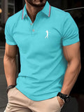 Arnold | Casual Korte Mouwen Golf Gedrukt Shirt