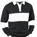 Grayson | Kleur-Block Lange Mouw Polo Shirt