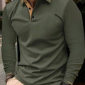 Dalton | Verfijnde Lange Mouwen Polo Shirt