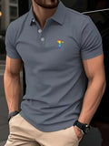 Arnold | Casual Korte Mouwen Golf Gedrukt Shirt