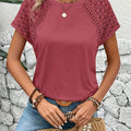 Marianne | T-shirt met Kantmouwen