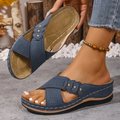 Charlotte | Premium Orthopedische Wedge Sandalen