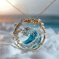 Elaine | Elegante Ocean Wave Ketting