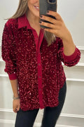 Claudine | Elegante Shimmer Colshirt