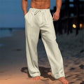 Tristan | Klassieke Effen Brede Broek