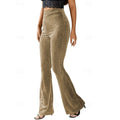 Sadie | Hoge Taille Uitlopende Broek