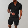 Dylan | Stijlvolle Casual Polo Shirt en Shorts Set