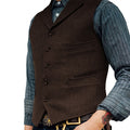 Gerard | Haringbone Tailored Waistcoat