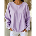 Corinna | Ontspannen Gestreepte Sweatshirt