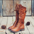 Matilda | Hoge Veterschoenen voor Rijden