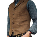 Gerard | Haringbone Tailored Waistcoat