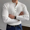 Theo | Geribbelde Henley Trui