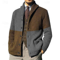 Frederick | Kleurblok Sjaalkraag Cardigan
