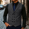 Bennett | Dubbelzijdige Herringbone Gilet