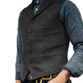 Gerard | Haringbone Tailored Waistcoat