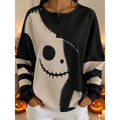 Noreen | Halloween Graphic Crew-Neck Sweatshirt