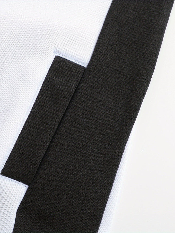 Bryce | Kleurblok Zip-Up Hoodie