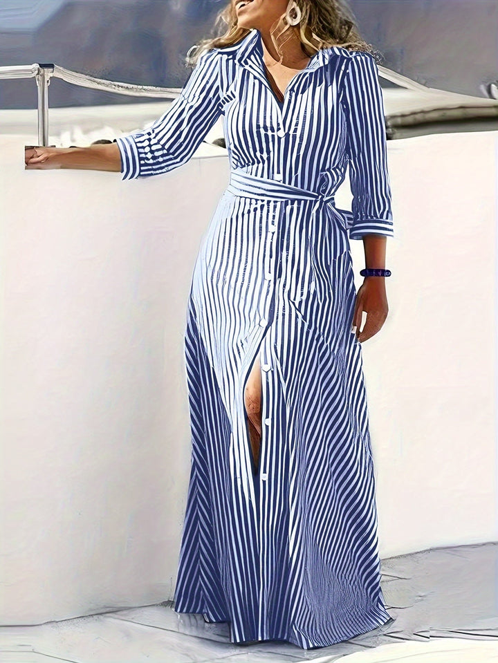 Meredith | Geknoopte Maxi Jurk