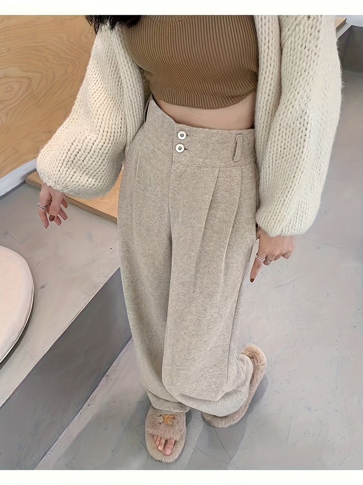 Clementine | Hoge Taille Wijde Pantalon