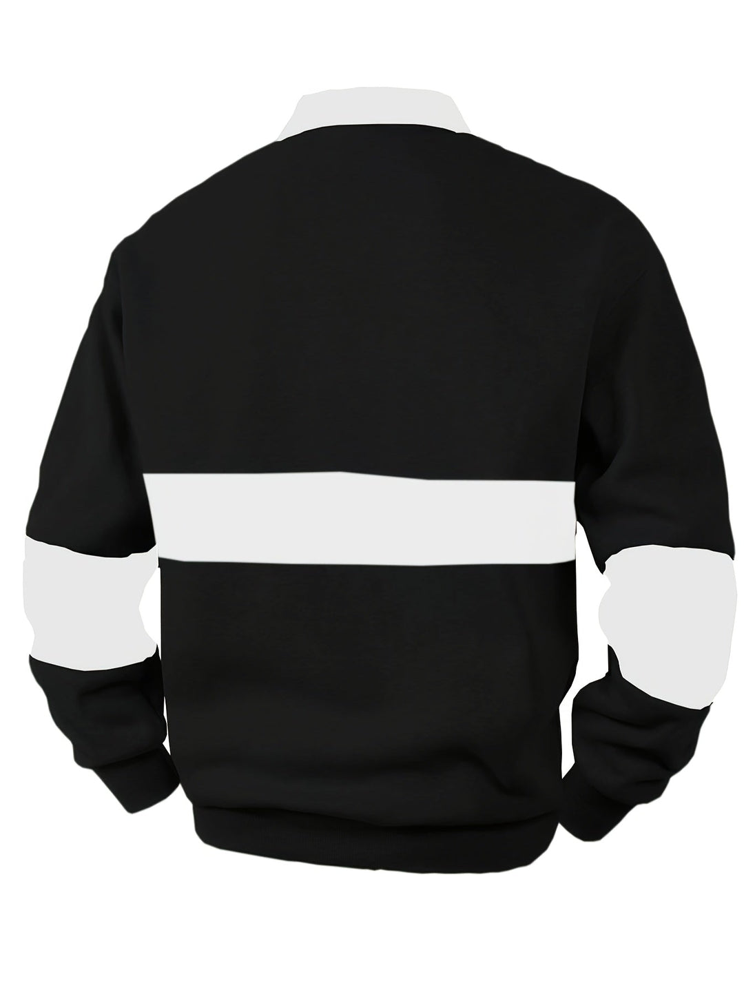 Grayson | Kleur-Block Lange Mouw Polo Shirt