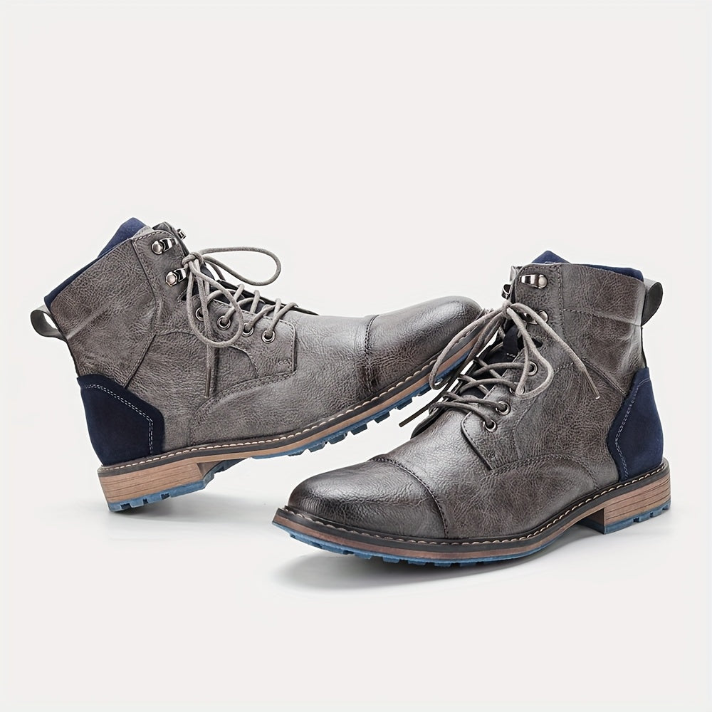 Rupert | Verfijnde Cap-Toe Enkellaarzen
