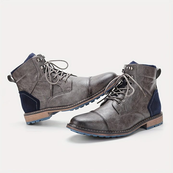 Rupert | Verfijnde Cap-Toe Enkellaarzen