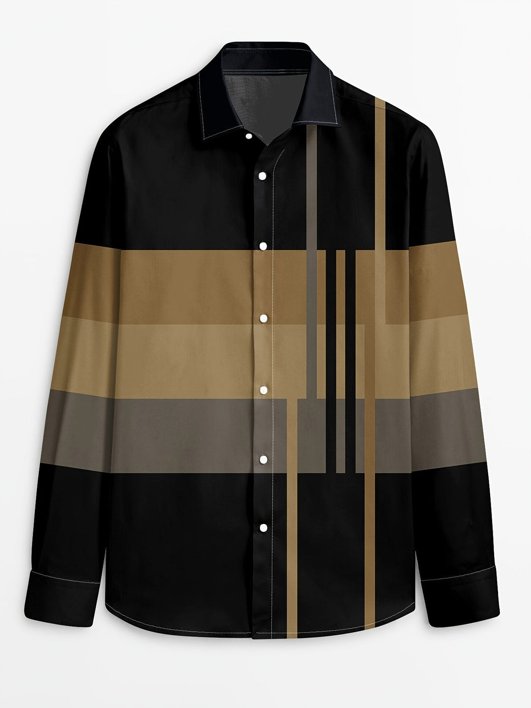 Rueben | Kleurblok Langsleeve Shirt