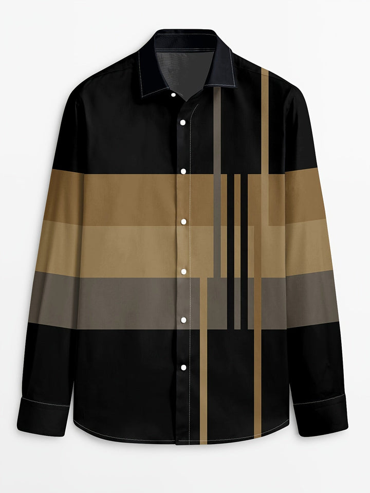 Rueben | Kleurblok Langsleeve Shirt
