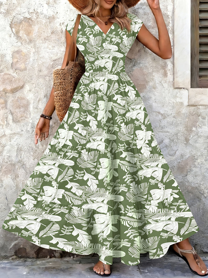 Lorena | Vloeiende Boheemse Maxi-jurk