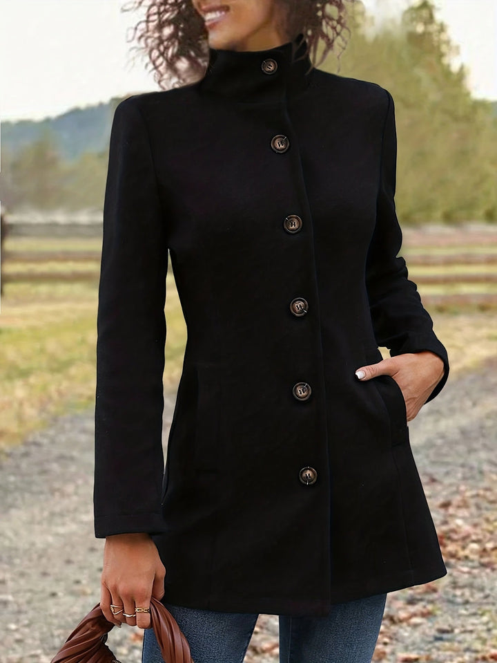 Annalise | Taille-verminderende mid-length jas