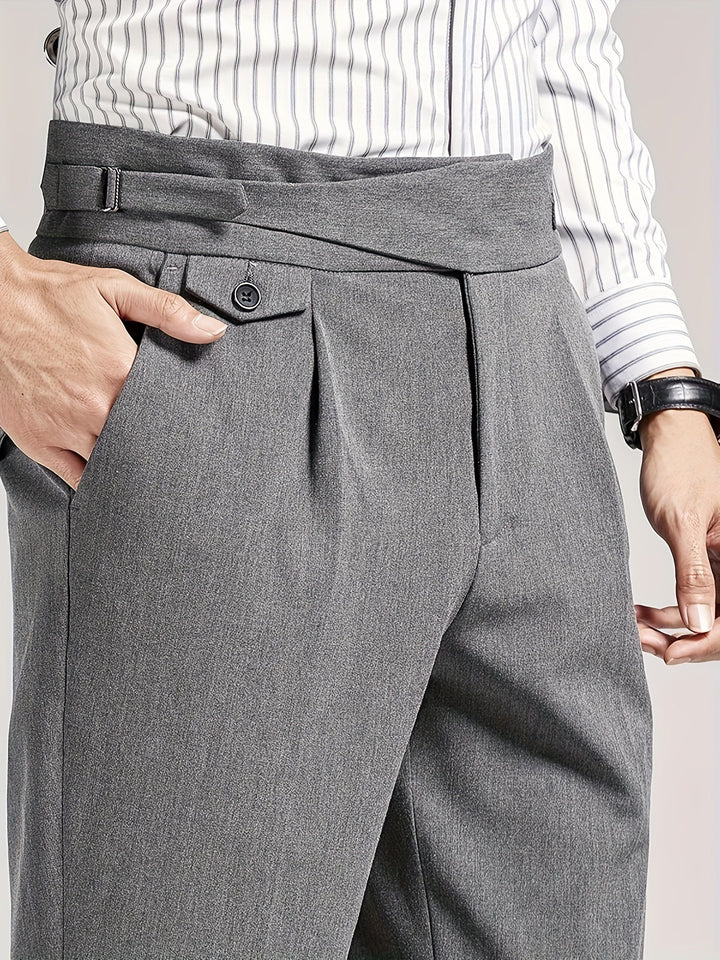 Carter | Op maat gemaakte geplooide broek