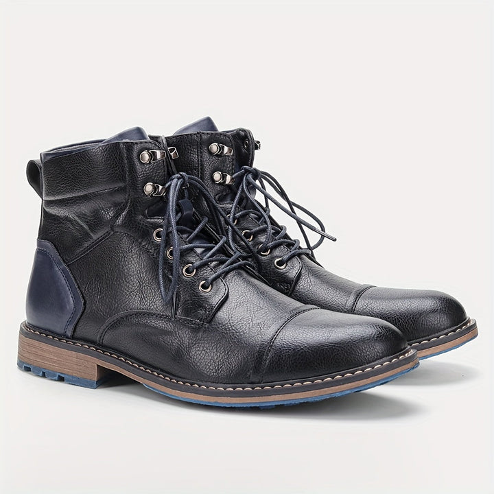 Rupert | Verfijnde Cap-Toe Enkellaarzen