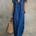 Marisol | Ruffled Bohemian Maxi Jurk