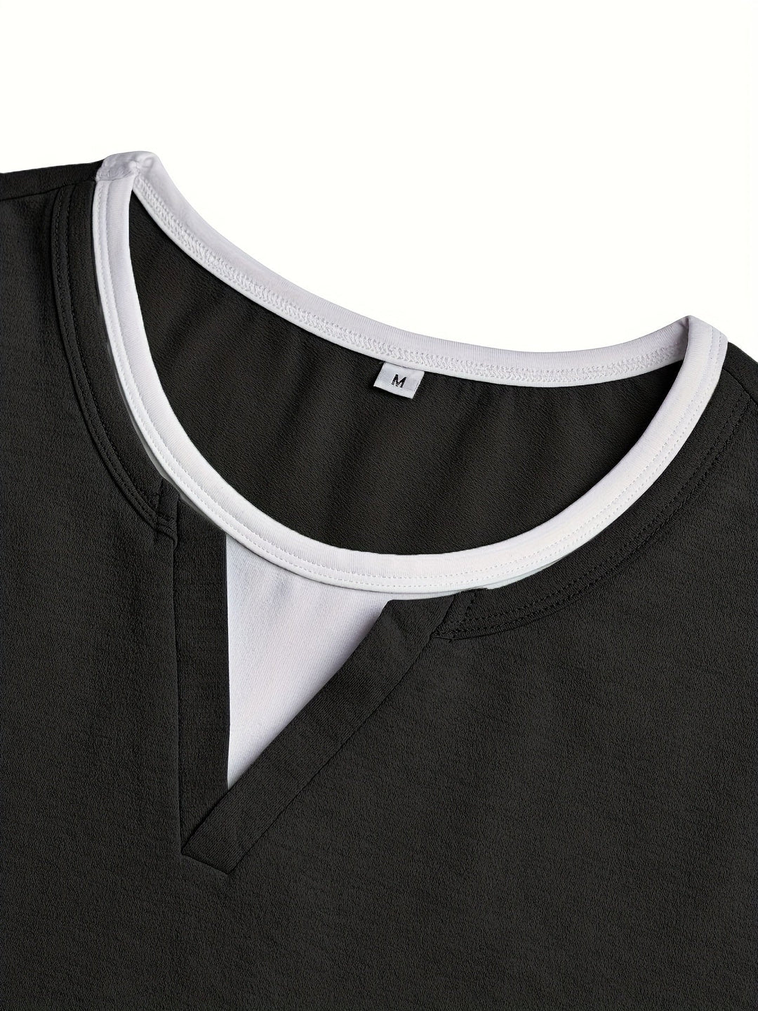 Nathan | Verfijnde Notch-Neck Henley Shirt