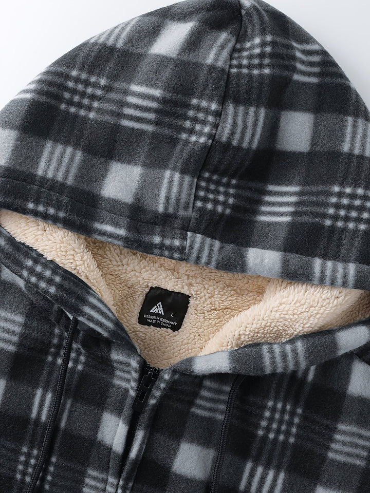 Declan | Gezellige Hooded Zip-Up Jacket
