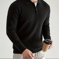 Donovan | Verfijnde Quarter-Zip Polo Sweater