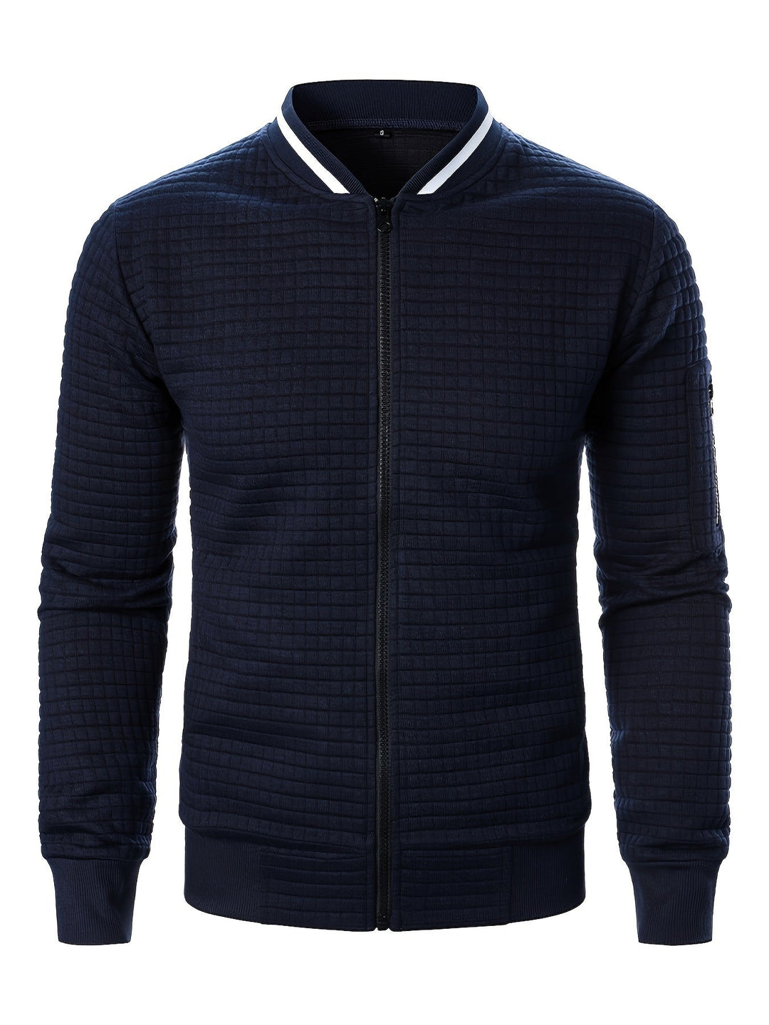 Raymond | Textured Zip-Up Bomberjack