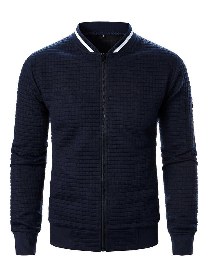 Raymond | Textured Zip-Up Bomberjack