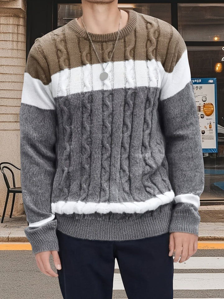 Mason | Klassieke Kabelgebreide Pullover