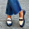 Shiloh | Elegante Premium Twee-Tonige Loafer