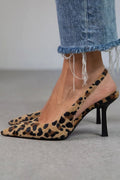 Bailey | Luipaard Slingback Puntige Hakken
