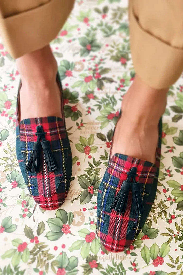 Addison | Schotse Fringes Chic Loafer