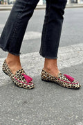 Kendall | Klassieke Dierenprint Fringes Loafer