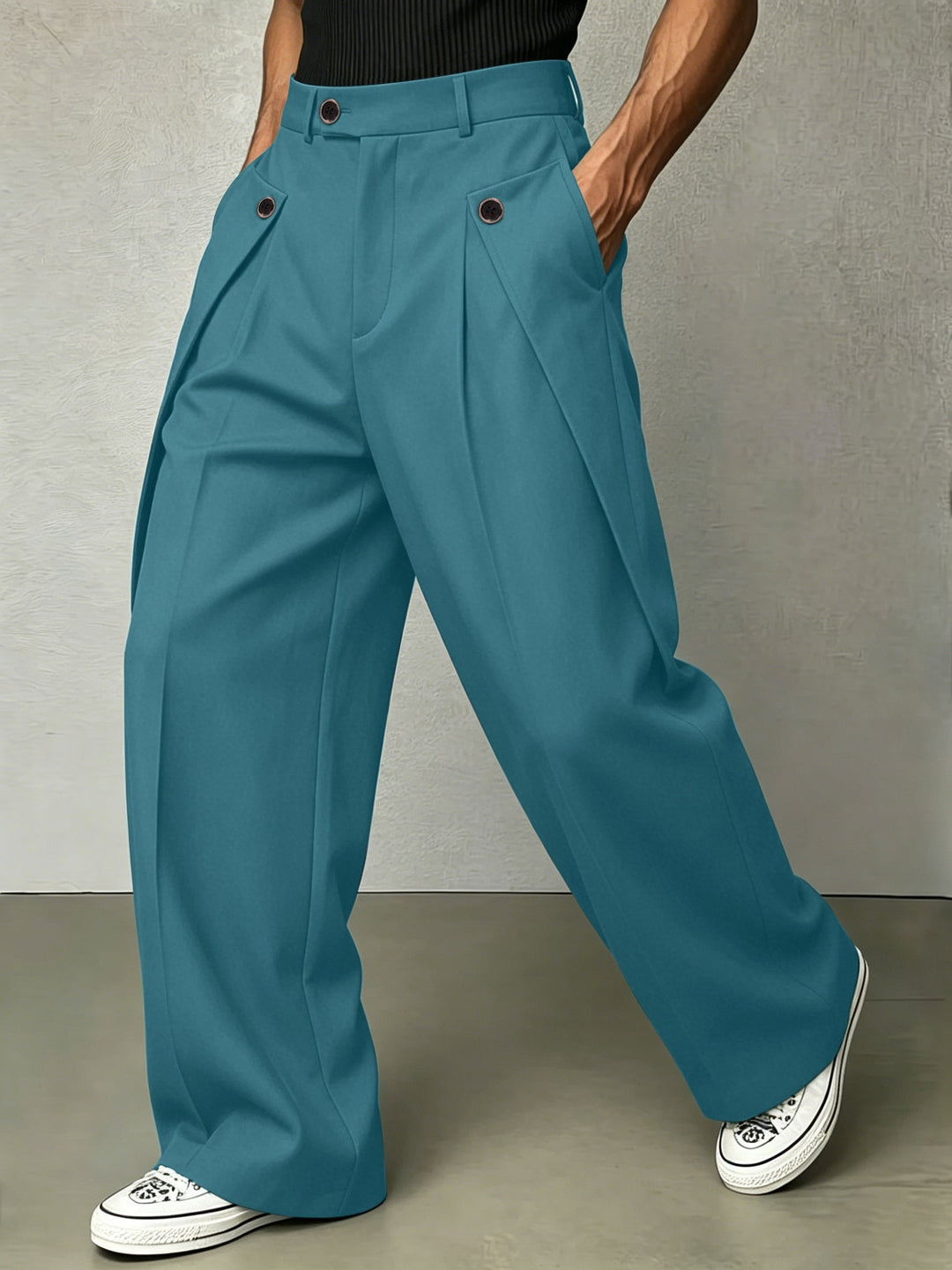 Hudson | Geplooide Wijde Pantalon