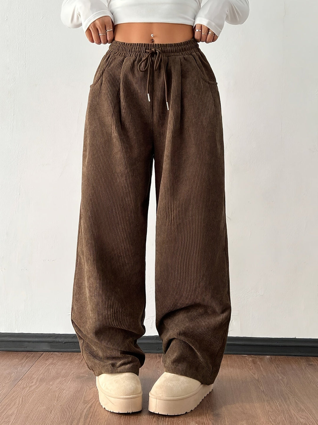 Thea | Relaxed Wijde Pantalon