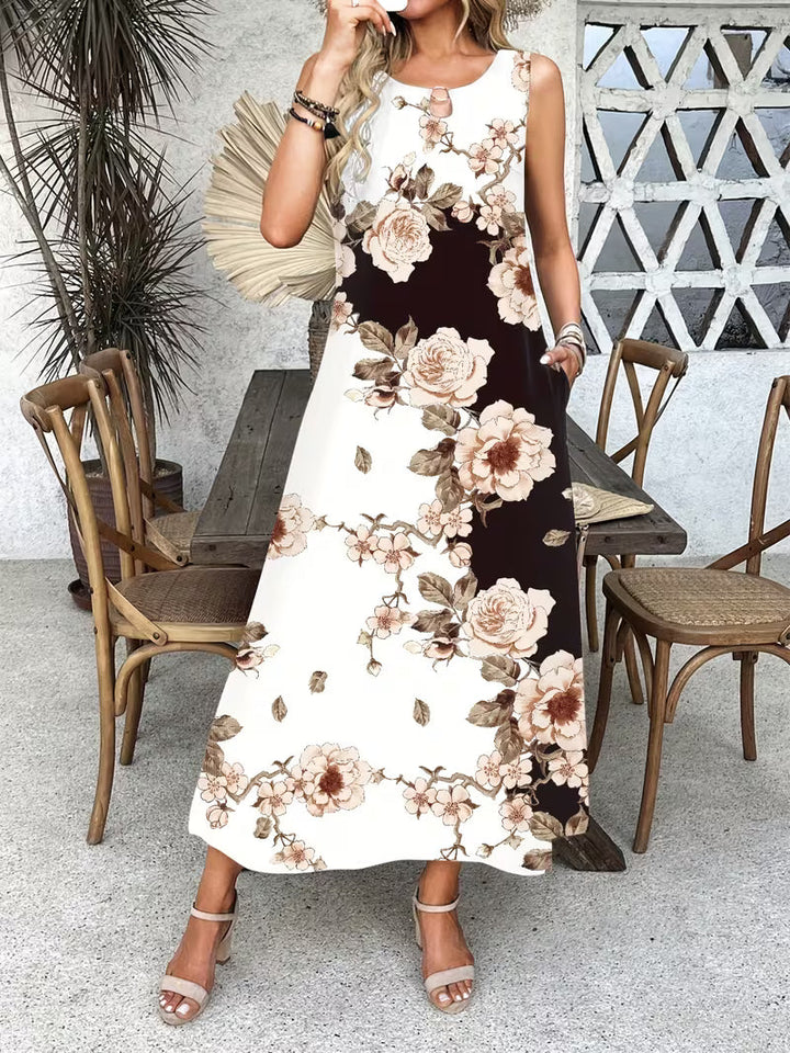 Tahlia | Casual Bloemenprint Pocket Jurk