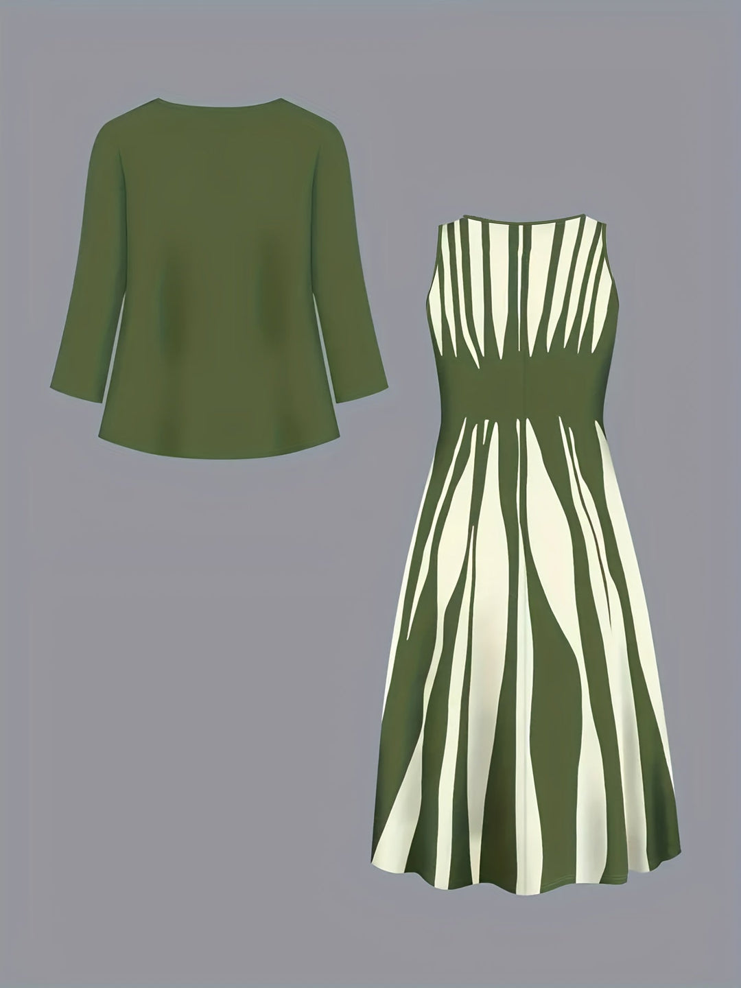 Ivy | Twee-delige Elegante Jurk Set