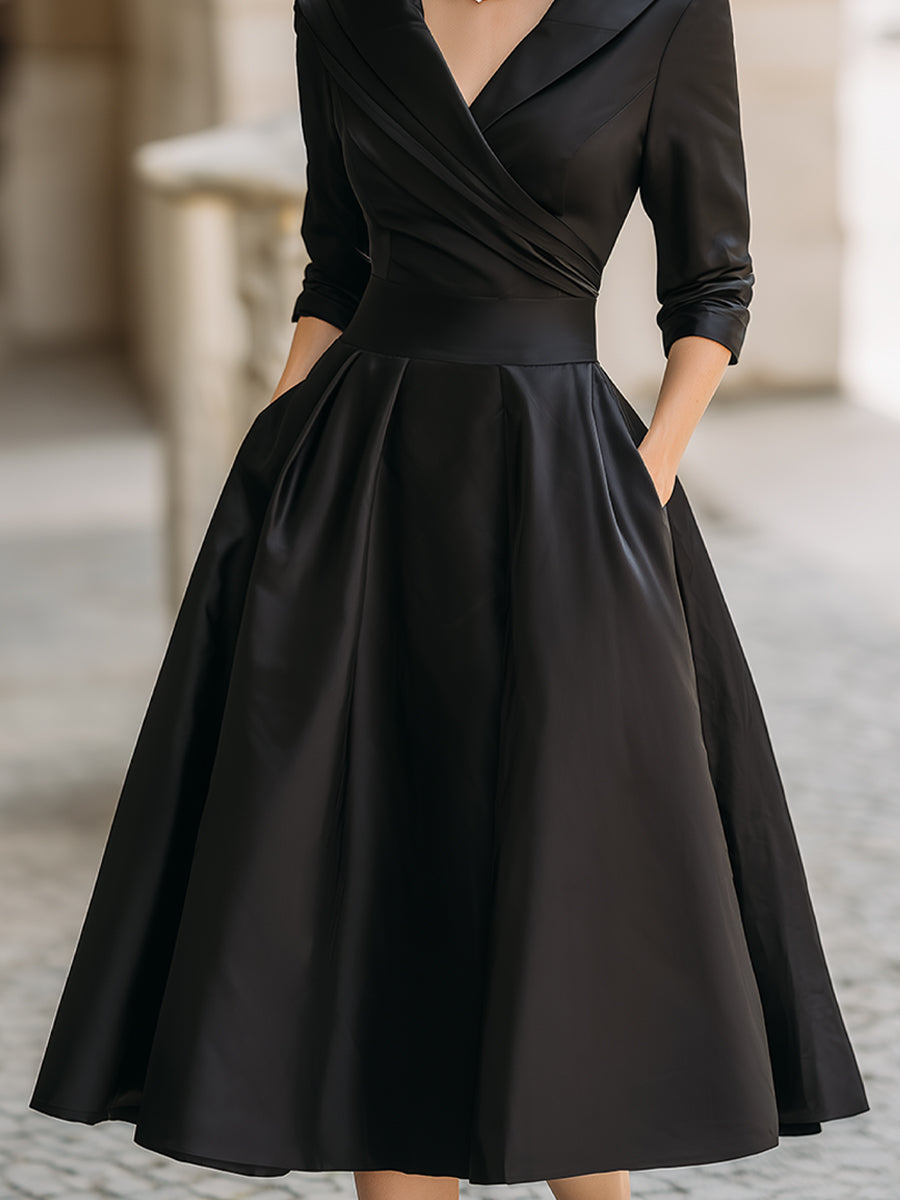 Coraline | Elegante V-Hals Avondjurk